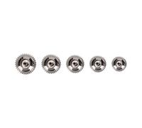 Jeanoko Watch Crown Spare Parts All Steel Silver Lightweight Tool for Watch