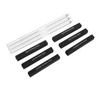 Jeanoko White Charcoal Pencils Expressive Drawing for Sketch Painting Includes 6 Charcoal Sticks for Art Students, Illustrators, and Landscape Artists