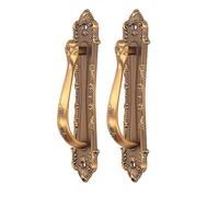 Jeanoko Wooden Door Handles Retro 2 Piece Sliding Handle Hand Feeling for Doors, Porches, Barns, Cabinets