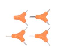 Jeanoko Y Wrench Bike Tool Strong and Durable 3 Way Hex Maintenance Tool for, Electric, Motorcycle 4Pcs 40cr