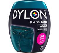 (Jeans Blue) DYLON Washing Machine Fabric Dye Pod for Clothes, 350g