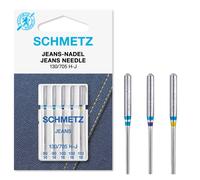 (Jeans (Denim), Size: Assorted 90/14, 100/16 and 110/18) Schmetz Sewing Machine Needles, 5pk