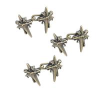 Jeans Fitness Pin For Women Girl Pants Waist Clip Crossed Star Waist Tightener Cinching Clasp Tightening Pin 3PCS Tightening Clip