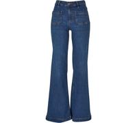 Urban Classics Vintage Flared Jeans Blue 28 Woman