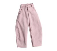 Jeans for 1/12 Scale Action Figures, Trousers, Dress-Up Accessory for Men, Soft Material, Suitable for DIY Collections And Decorations for Collectors, pink