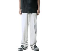 Jeans for Men Uk Baggy, Mens Trousers Denim Jeans for Men Uk Mens Jeans Loose Fit Wide Leg Baggy Pants Casual Hip Hop Denim Pants for Men with Ink Splash Design and Pockets Jeans Men