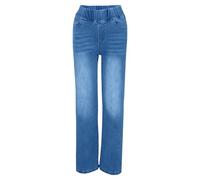 Jeans for Women UK Elasticated Waist Jeans Women Sweatpant Sweatpants That Look Like High Waisted Stretchy Pull On Wide Leg Denim Pants with Leg for Trousers Sky Blue XL