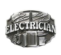 JEAN'S FRIEND Antique Silver Electrician Trades Tradesman Belt Buckle also Stock in US