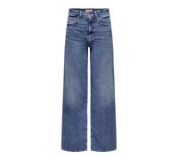 Jeans high waist woman Only Madison Blush Cro372 Bleu Lx32