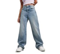 Jeans large organic cotton woman Superdry Blue 28x32