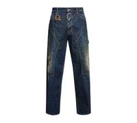 Jeans Loose - male - Dsquared2 - Straight Fit Jeans - Blue - L - Jeans L