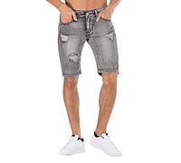 Jeans Shorts for Men Uk, Shorts Men Run, Elasticated Waist with Drawstring Shorts Multi-Pockets Knee Length Summer Turn Roll Up Shorts Lightweight Casual Shorts