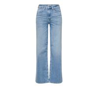 ONLY Women's Onlmadison Blush Hw Wide DNM Cro371 Noos Jean Pants, Light Blue (Light Blue Denim), M / 34L