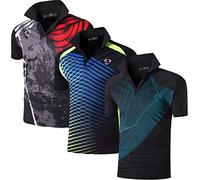 jeansian Boy's 3Pack Active Sport Short Sleeve Breathable Polo T-Shirt Tee Top LBS717_MixPackA_XL