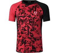 jeansian Boy's Active Sport Short Sleeve Breathable T-Shirts Tees Tops LBS704 Red L