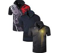 jeansian Men's 3 Packs Sport Polo T-Shirt LSL195 MixPackH XXL