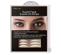 Jeanssar 4MM Eyelid Tape, Invisible One-sided Sticky Eyelid lift Strips, Breathabe Eyelid Correction Stripers, Instant Eye lid Lift Without Surgery, for Hooded, Uneven, Mono-eyelids