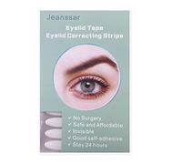 Jeanssar Invisible Eyelid Tapes - 400Pcs Self-adhesive Fiber Eyelid Lift Striper, Eyelid Correcting Strips Instant Moderate Lifting No Surgery for Droopy Lids, Hooded Eyes，