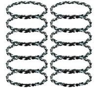 JEANUE 12Pack Baseball Necklaces for Boys, 18inches Braided Rope Tornado Titanium Sports Necklaces, Ideal for Baseball Team Gifts, Party Favors, Baseball Accessories Drip,Multi-Color, 18inch, Nylon