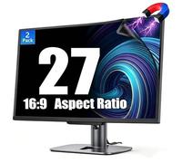 JEAPKA 2 Pack Hidden Design Magnetic Computer Privacy Screen Filter 27 inch for Frameless Monitor 16:9 Widescreen, Removable Anti Blue Light Privacy Shield, Anti-Glare Protector