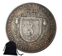 Jearls 1830 British Nickel Old Coin- Scottish Shield William IV UK Old Coins - Good Luck Commemorative Coin - History of UK Coins+ KaiKBax gift Bag Favorite gift