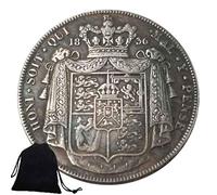 Jearls 1836 British Nickel Old Coins- Crown Victoria Queen Coins Empire Coins - Uncirculated Commemorative Coin - History of UK Coins+ KaiKBax gift Bag Favorite gift