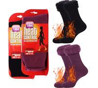 Jeasona 2 Pairs Thermal Socks for Women Extra Warm Thick Socks Winter Socks Women Christmas Stocking Stuffer for Mum Grandma