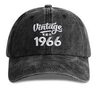 Jeasona 60th Birthday Gifts for Men 1966 Vintage Cap for Dad from Daughter Born in 1966 Mens Present Ideas