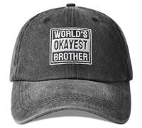 Jeasona Baseball Cap Men Cotton One Size Funny Letter Print | Classic Casual Everyday Wear Comfortable Cotton Printed Design