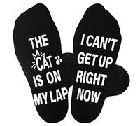Jeasona Cat Dad Socks with Grippers Gift for Men