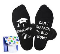 Jeasona Graduation Gifts for Him Congratulations Graduation Presents Leavers Gifts Ideas Funny Socks 9-11 for Class of 2025 Phd Men for Son Grandson Boy