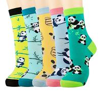 Jeasona Panda Socks Women 4-7 Panda Gifts for Women Wife Girls Birthday Womens Socks Animal Cute