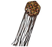 JEATHA Ethnic Sequins Hat Xinjiang Uygur Hexagonal Beanie Hats Skull Cap For Chinese Festival Themed Party Black Type C One Size