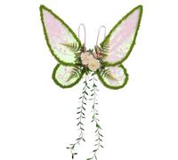 JEATHA Halloween Elves Cosplay Set Forest Fairy Wings Flower Crown Fairy Wand For Masquerades Party Fantasy Cosplay 1Pc Pink One Size