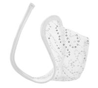JEATHA Men's See Through Mini C String Lingerie Bulge Pouch Thong T- Back Briefs Underwear White One Size