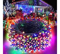 JEAYYDSI 30M Christmas Lights 1000LED 98FT LED String Lights Waterproof Outdoor Timer 8 Modes Twinkle Fairy LED String Lights Indoor Tree for Wedding Party Yard House Decor(Multicolour)