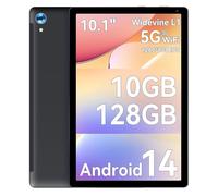 Jeazans Android Tablet, 10.1 inch Tablets with 1280 * 800 IPS HD Touchscreen, Octa-Core Processor, 10(4+6) GB RAM 128GB ROM, 1TB TF Card Expandable, 5G/2.4G WiFi, BT 5.0,Dual Camera, 2025 US Version
