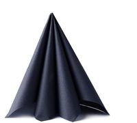 JEBBLAS Black Serviettes Napkins,Disposable Napkins,Linen Feel Napkin,Luxury Paper Towel,40 x 40cm,Pack of 50