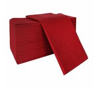 JEBBLAS Cloth-Like Paper Napkins, Disposable Guest Towels, Linen Feel Hand Towels, Soft, Absorbent Paper Hand Towel for Kitchen, Parties, Bathroom, Restaurant, Events, 7.8” X 15.7” 50 Pcs, Bordeaux