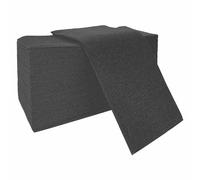 JEBBLAS Cloth-Like Paper Napkins, Disposable Guest Towels, Linen Feel Hand Towels, Soft, Absorbent Paper Hand Towel for Kitchen, Parties, Bathroom, Restaurant, Events, 7.8” X 15.7” 50 Pcs, Black