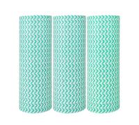 Jebblas dish cloths disposable cloth roll jay clothes all purpose cloths j cloths for kitchen all purpose cleaning cloth 3 Roll Green