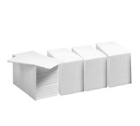 JEBBLAS Guest Towels Disposable Cloth Like Paper Christmas Paper Towles Hand Napkins Soft, Absorbent, Paper Hand Towels for Kitchen, Bathroom, Parties, Weddings, Dinners or Events (White, 200 Pack)