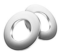 Jeboler M6 Washers 20 Pcs, DIN125 A2 V2A 304 Stainless Steel Penny Washers for Screws, Bolts & Nuts & Threaded Rod, Silvery