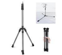 JEBUTU Aluminium Camera Light Tripod, 200 cm, Portable, Lightweight, with 1/4 Inch Screw Adapter and Bag, for Outdoor Photography, Speedlite Strobe Softbox