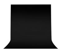 JEBUTU Black Backdrop Large, 2m x 3m Black Backdrop Photography, Portable Photography Background Washable Polyester Fabric for Studio Photo Shooting (6.5ft x 9.8ft)