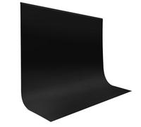 JEBUTU Black Backdrop Large, 3m x 3m Black Backdrop Fabric, Big Photo Background Washable Screen for Streaming, Photo Studio, Gaming, Zoom, Halloween (9.8ft x 9.8ft)