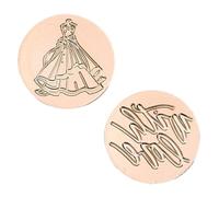 jebyltd 2Pcs Vintage Seal Stamp Head With Exquisite Pattern For Envelope Invitations Christmas Card Wine Bottle Decoration Head