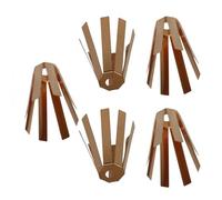 jebyltd 5Pcs 8 Claw Golfs Shaft Adapter Universals Brass Golfs Shaft Adapter Shims Adjustable Angles For Most Brass Spacer Shims For Iron