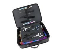 jebyltd Barber Tool Bag Hair Trimmer Bag Hair Cutting Scissors Storage Bag Shaving Kits Haircut Accessories Organizers Bag Gifts