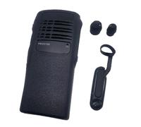 jebyltd Black Front Shell Housing Case Flexes Cable Horn VolumesChannel Knob Repair For PRO5150 HT750 Radio